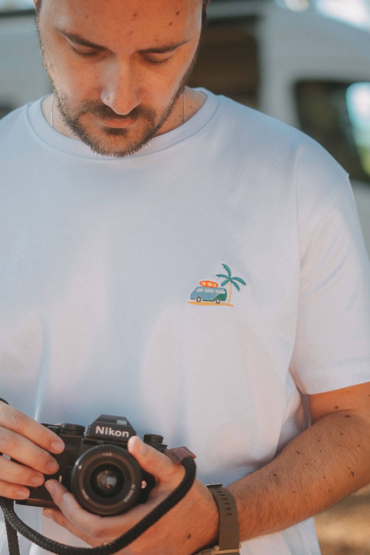 Karavan Premium T-shirt - Beyaz