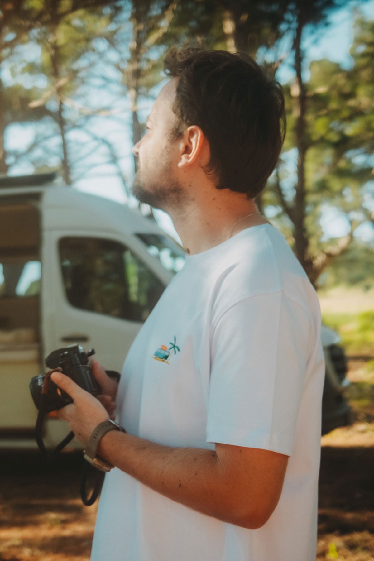 Karavan Premium T-shirt - Beyaz