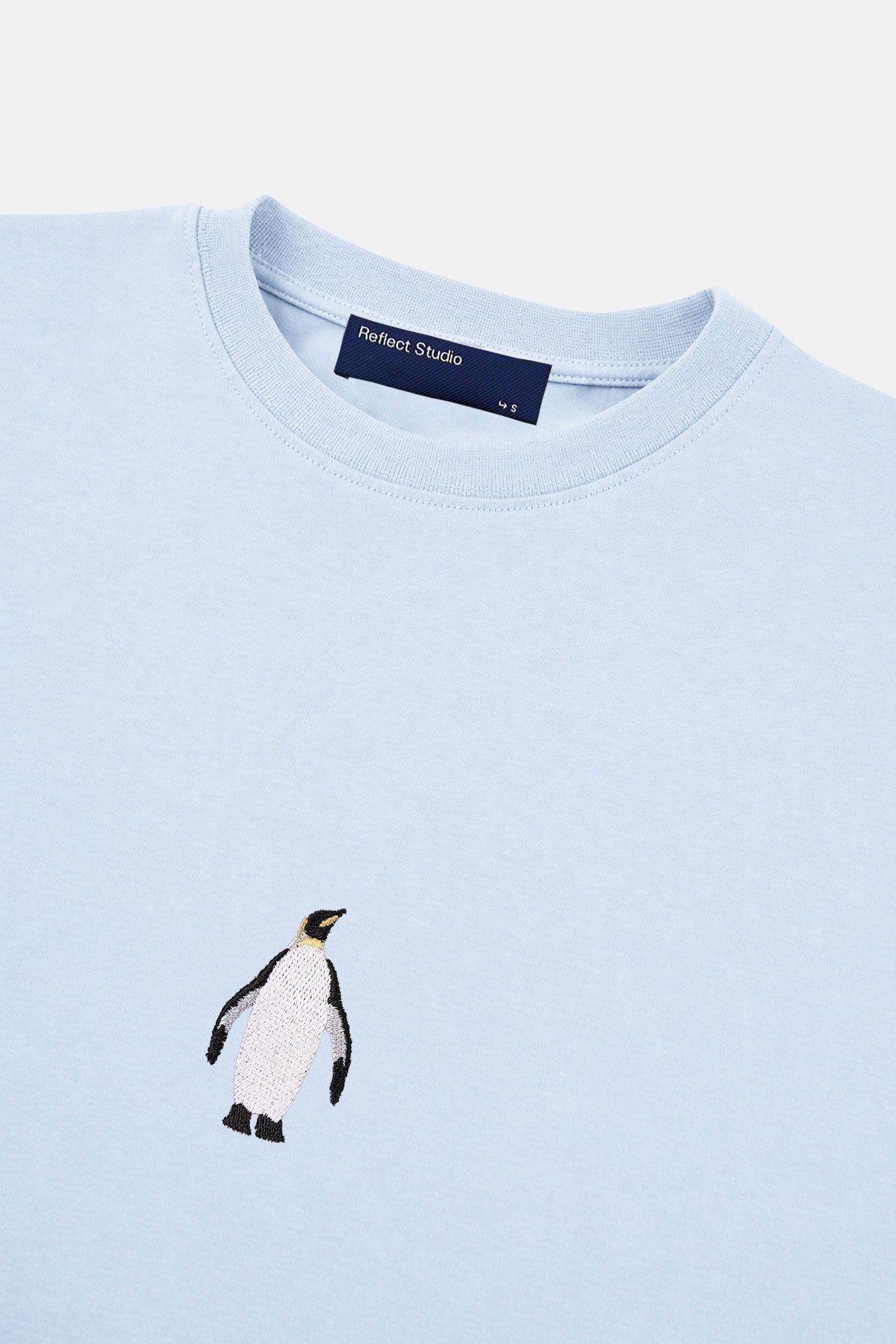 İmparator Penguen Premium T-shirt - Açık Mavi