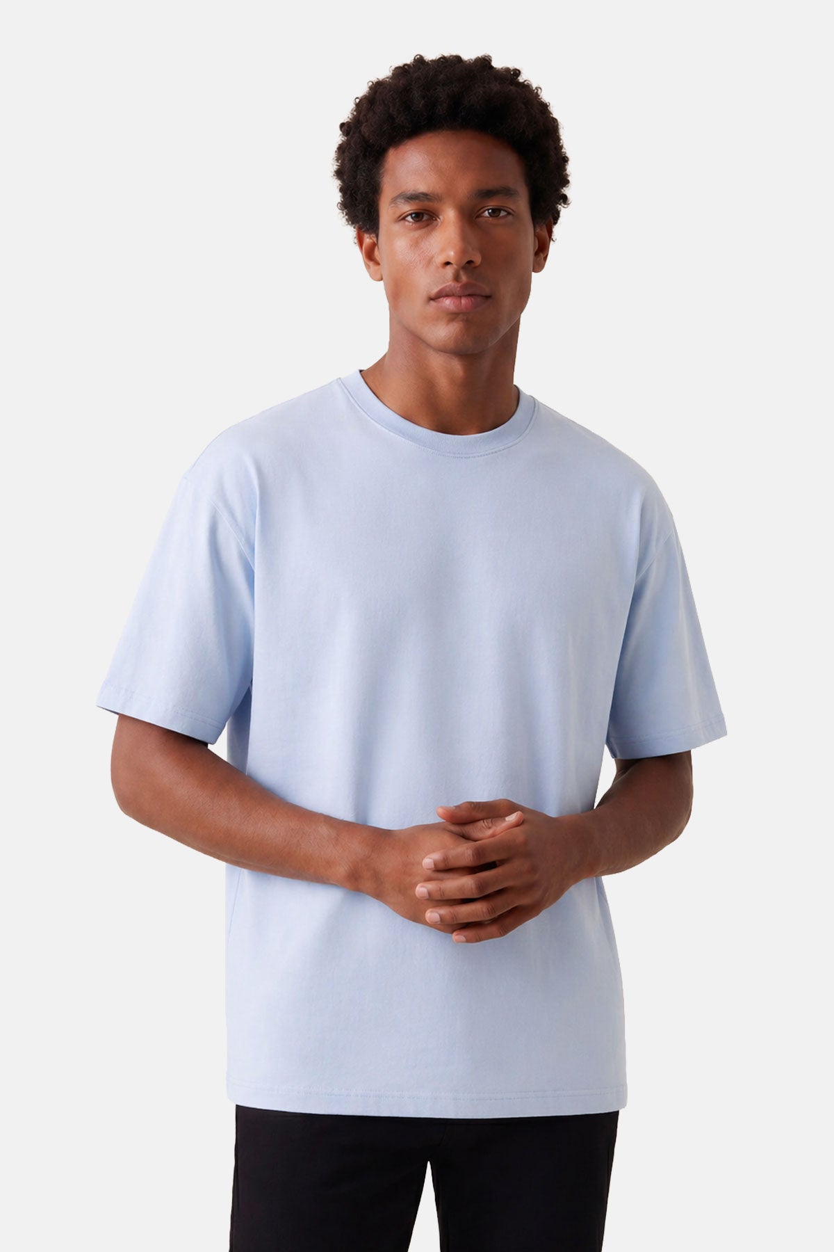 Basic Premium T-Shirt - Açık Mavi