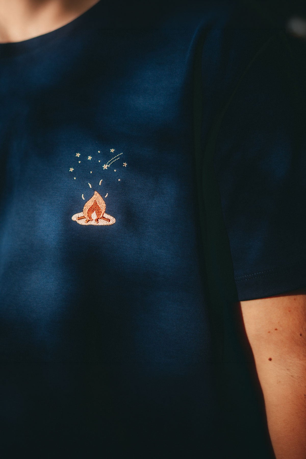 Kamp Ateşi Premium T-shirt - Lacivert