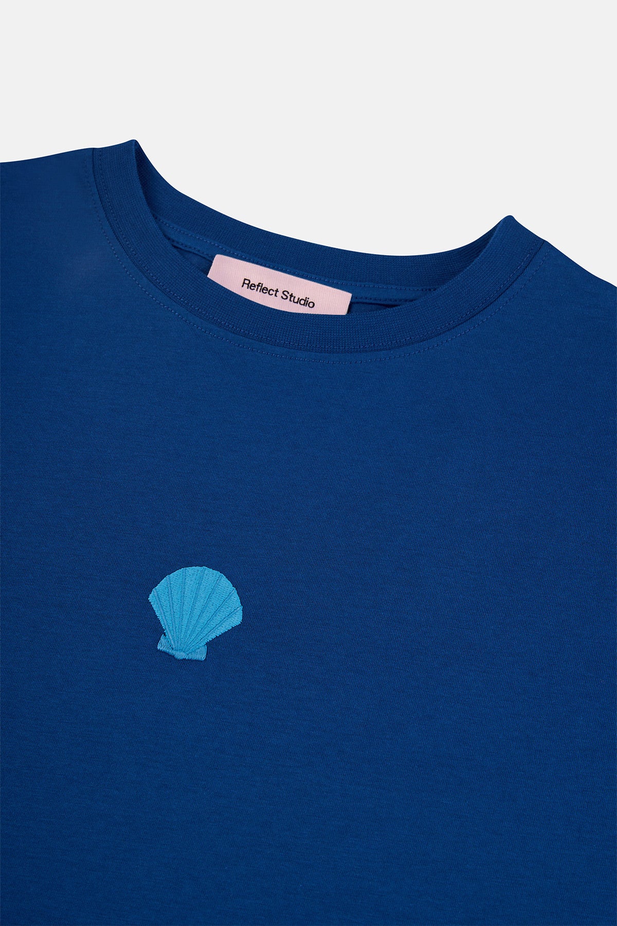 Deniz Kabuğu Lightweight Crop T-Shirt - Lacivert