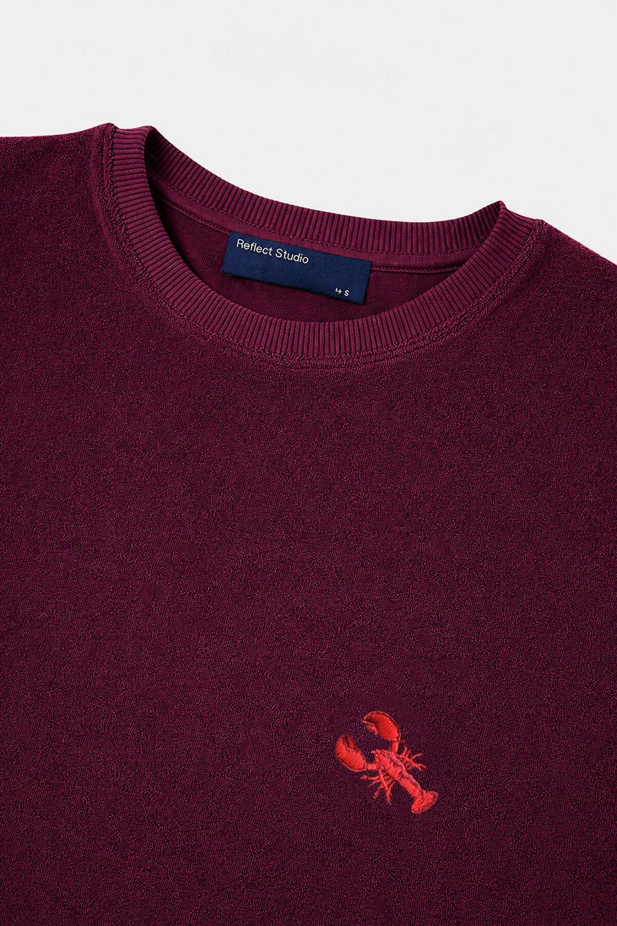 Istakoz Terry T-shirt - Bordo