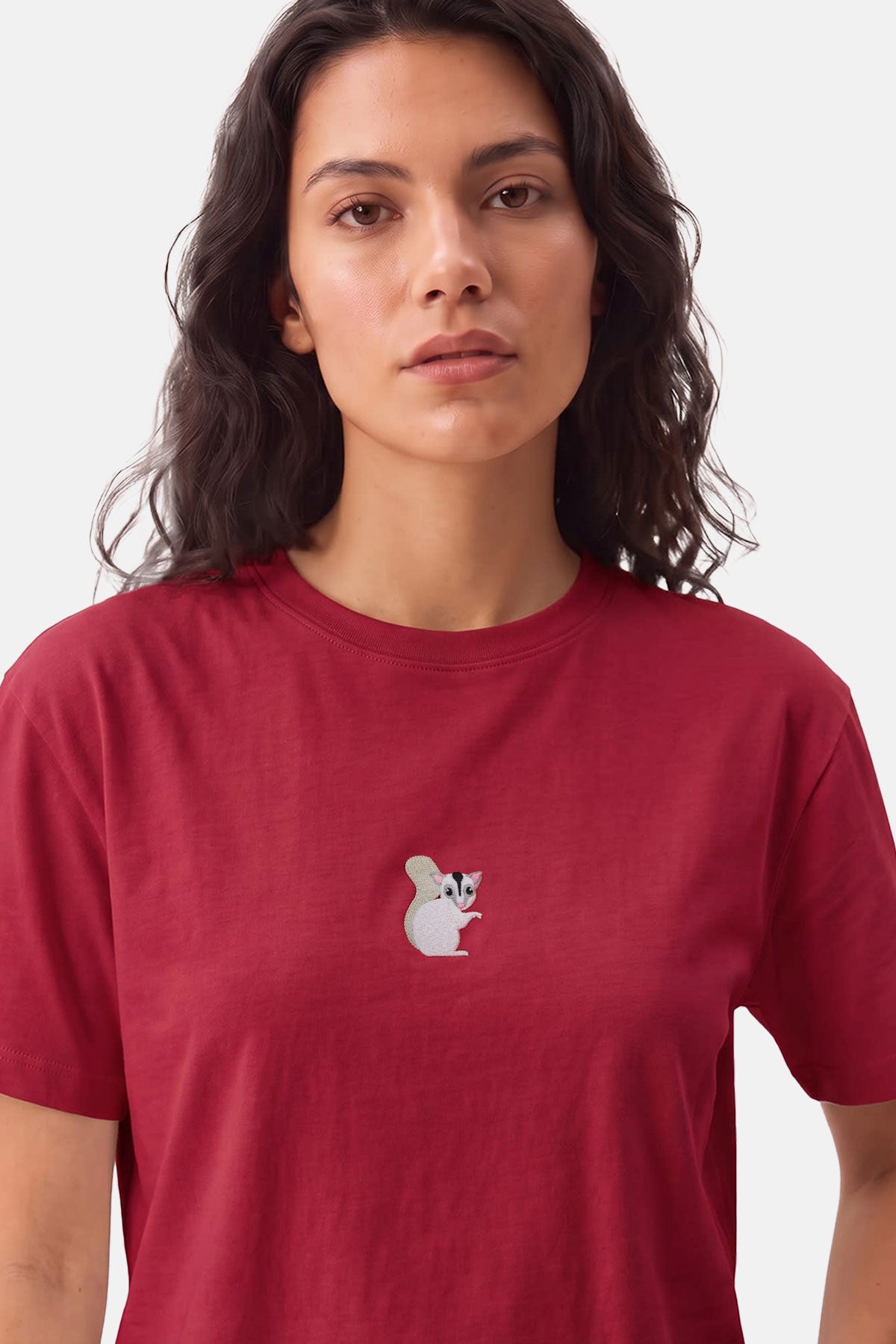 Sugar Glider Lightweight Crop T-shirt - Kırmızı