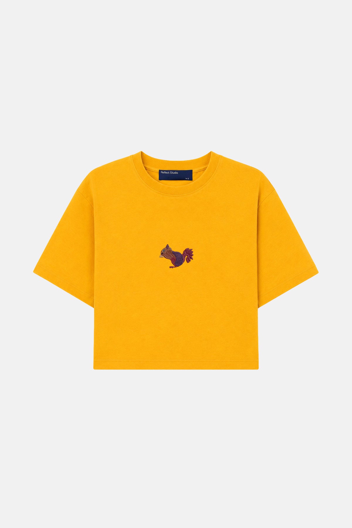 Sincap Lightweight Crop T-shirt - Sarı
