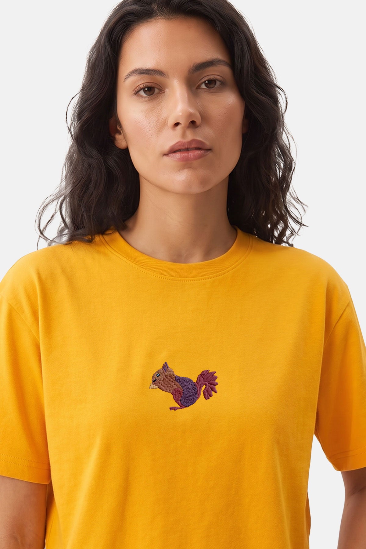 Sincap Lightweight Crop T-shirt - Sarı
