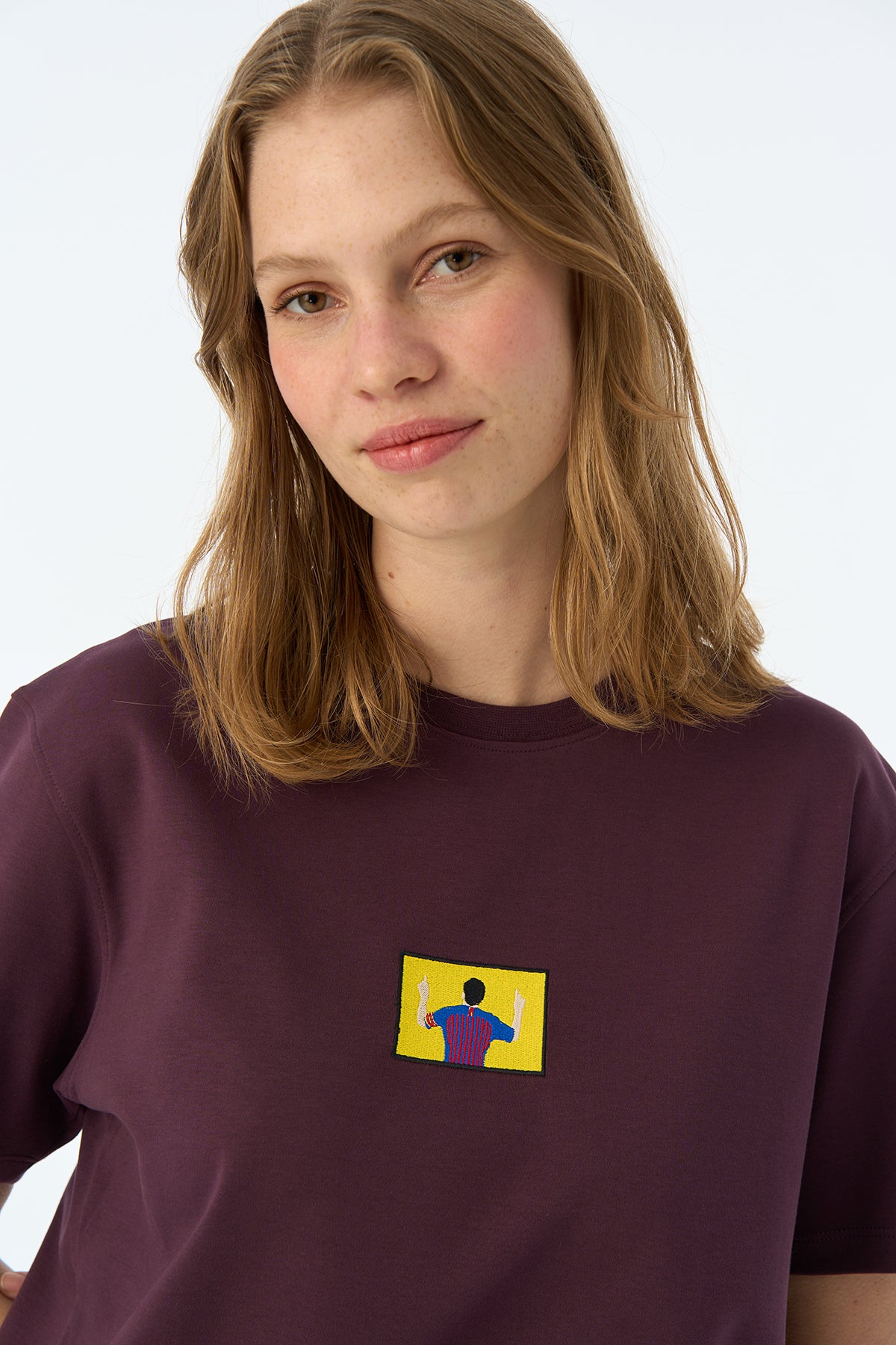 Leo Premium T-Shirt - Mürdüm