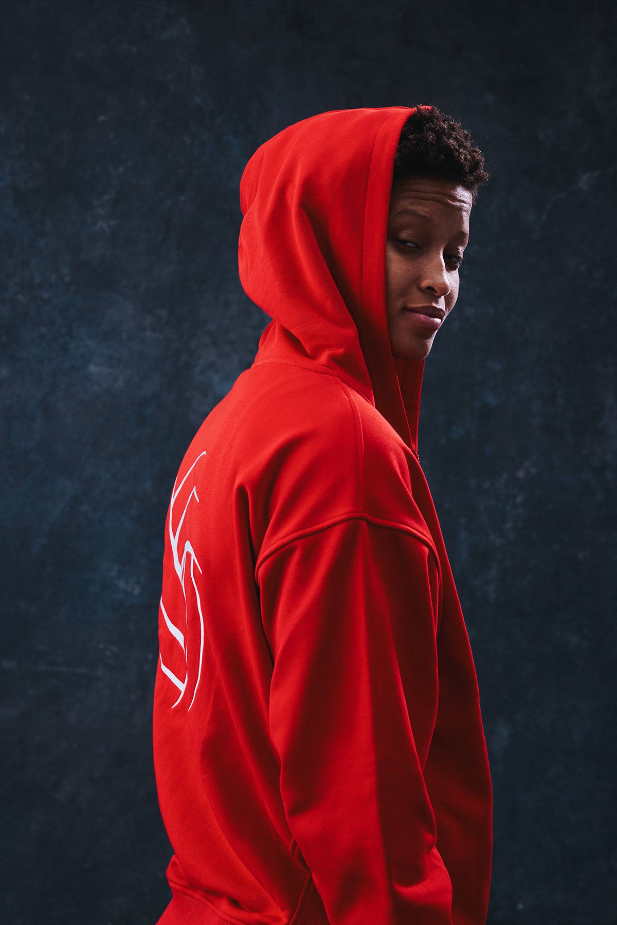 Voleybol Soft Fleece Hoodie - Kırmızı