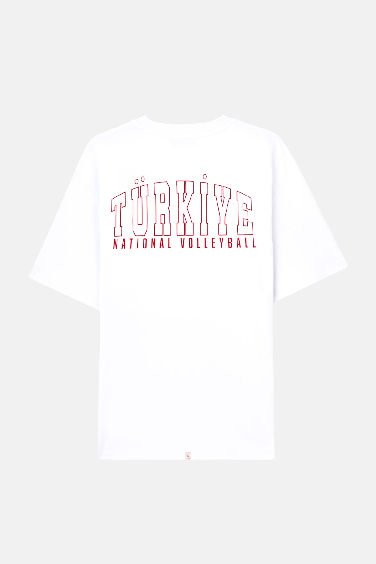 Türkiye Milli Voleybol Takımı Oversize Premium T-shirt - Beyaz
