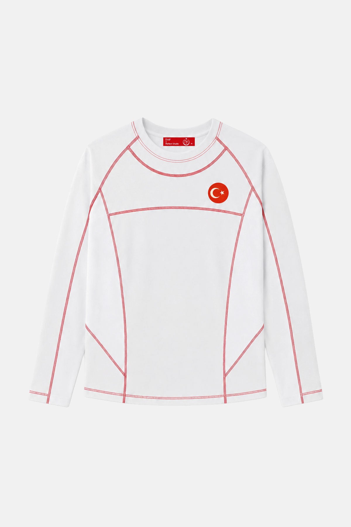 Türkiye Premium Uzun Kollu T-shirt - Beyaz