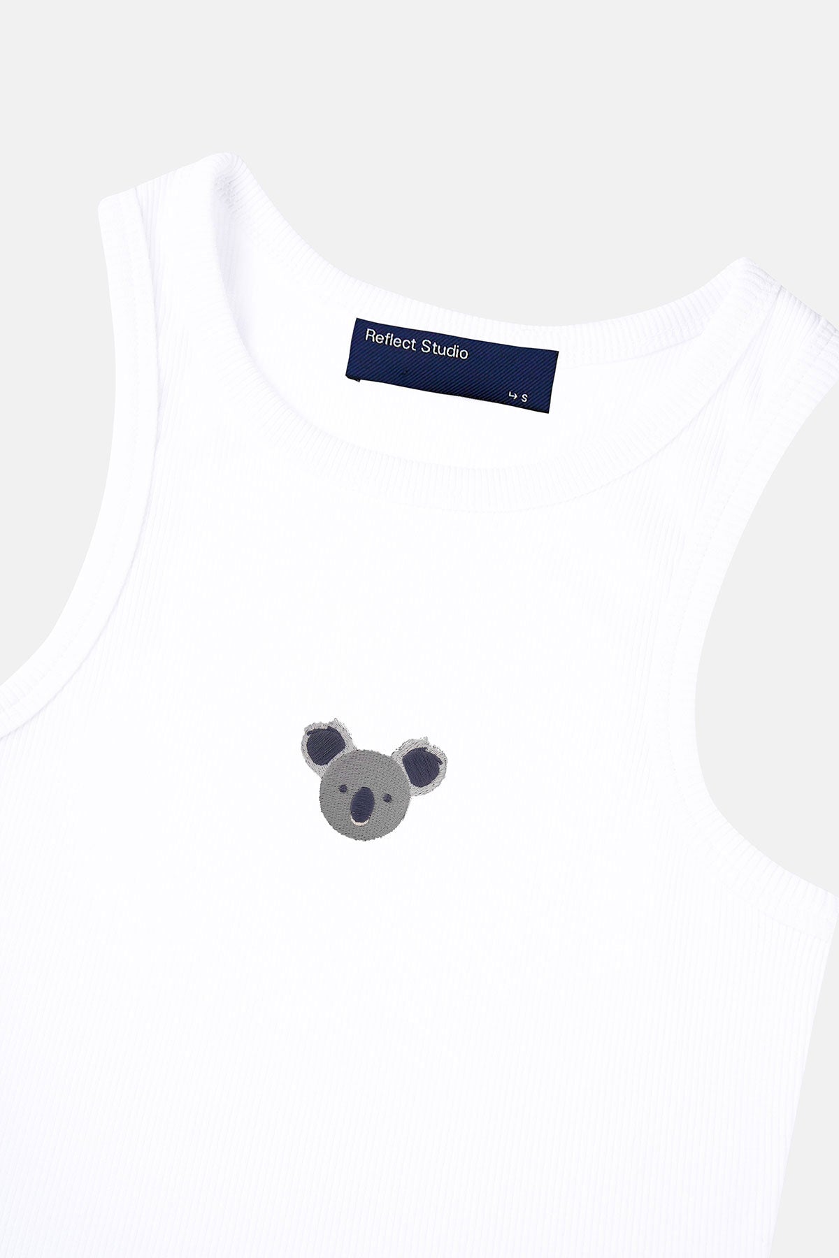 Koala Ribana Halter Yaka Atlet - Beyaz