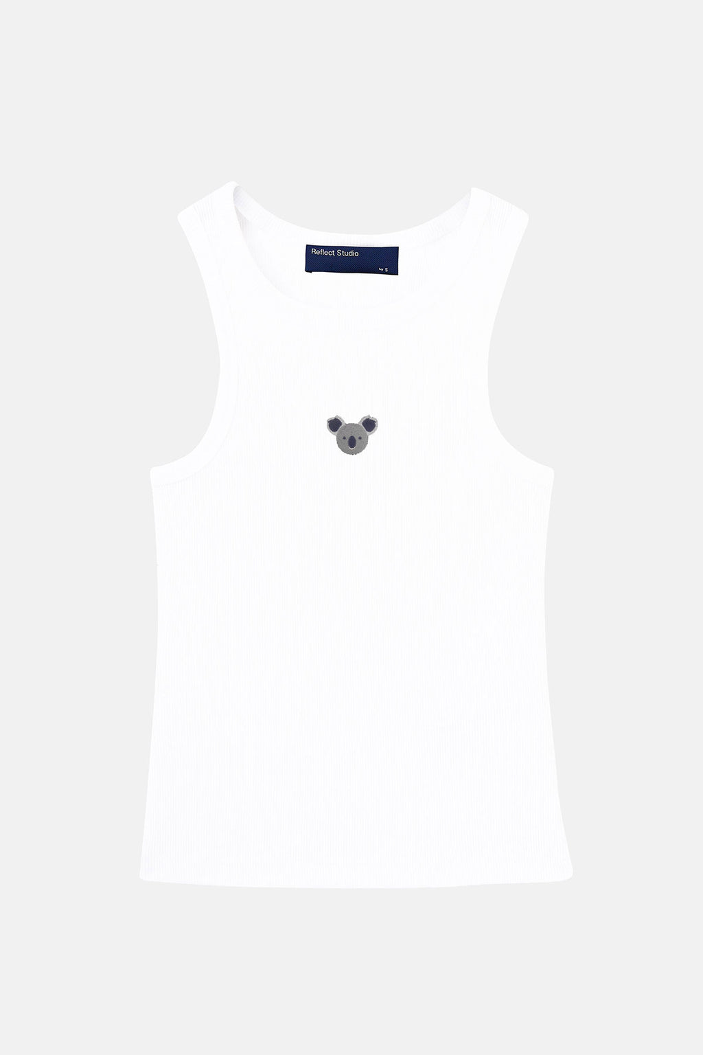Koala Ribana Halter Yaka Atlet - Beyaz