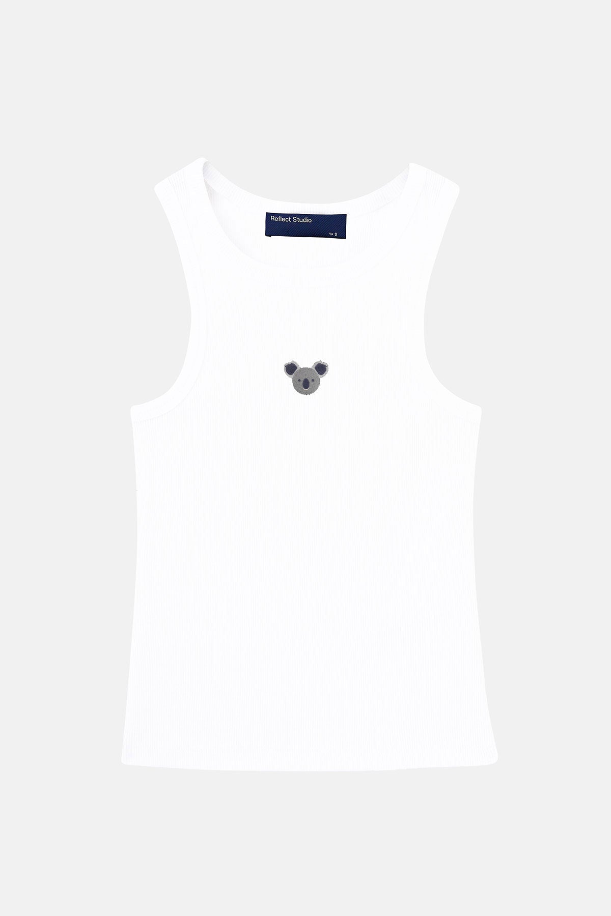 Koala Ribana Halter Yaka Atlet - Beyaz