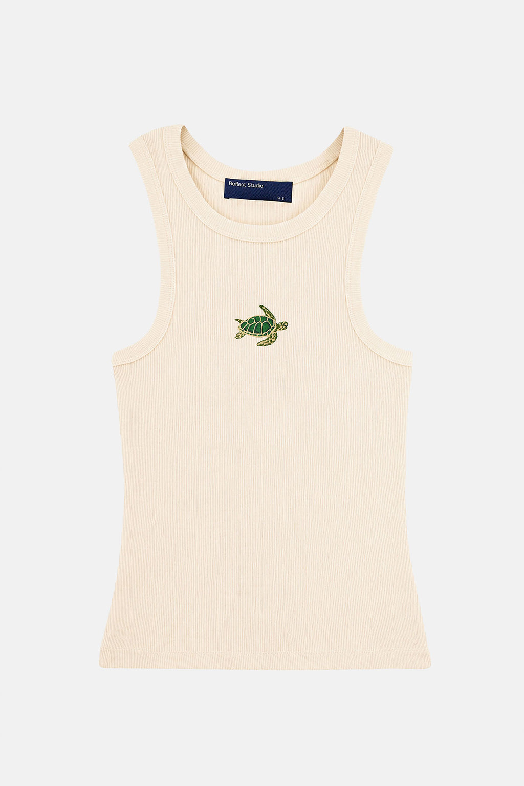 Caretta Ribana Halter Yaka Atlet - Ekru