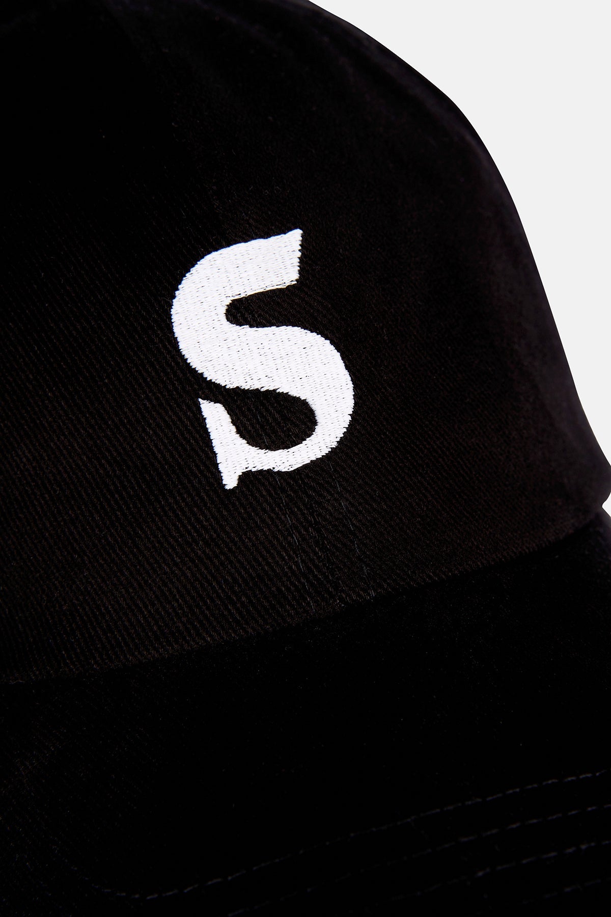 S Logo Şapka - Siyah