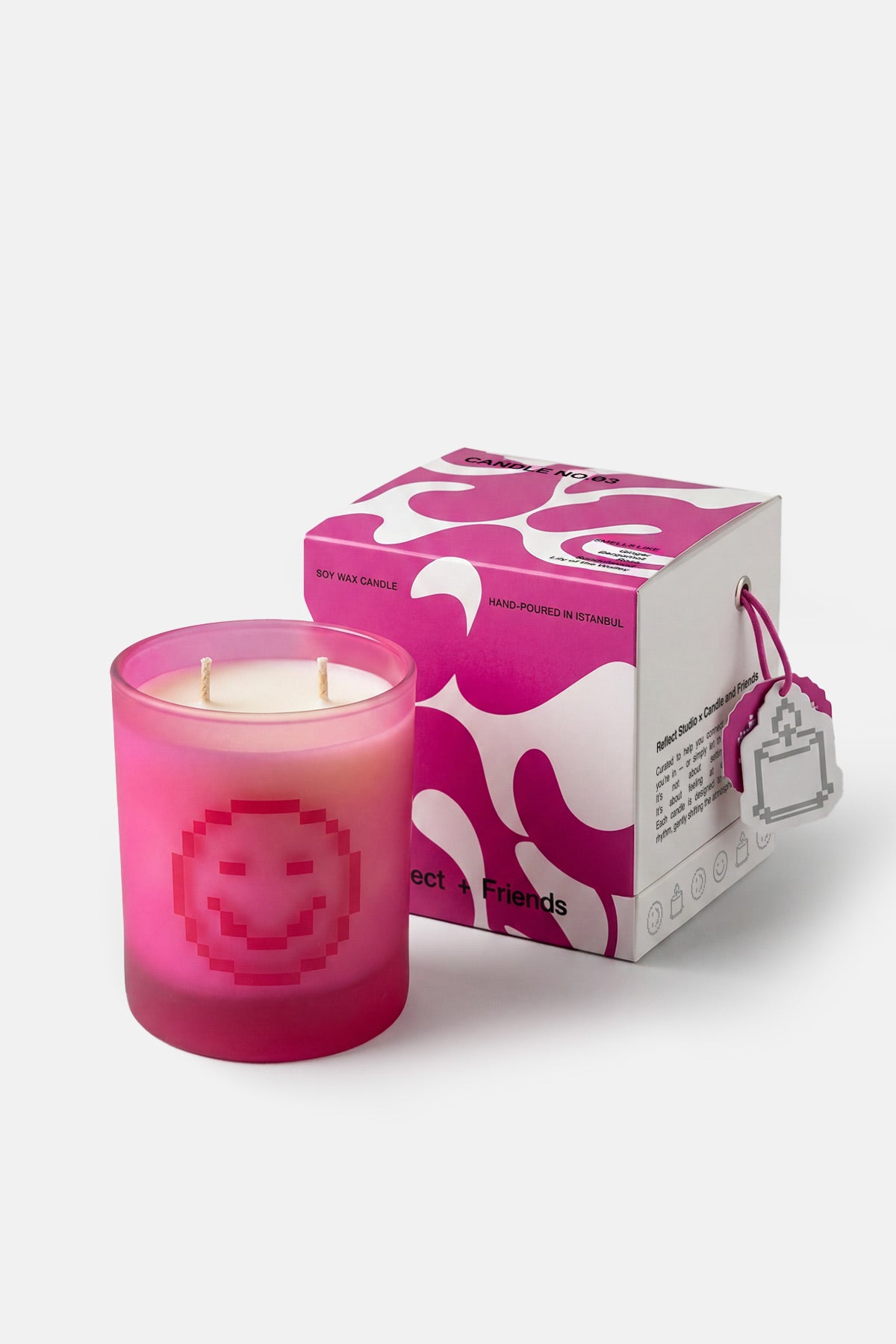Candle No.03 Medium - Pembe