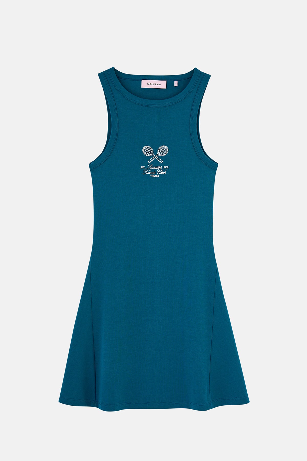Socrates Tennis Club  Premium Elbise - Petrol Yeşili