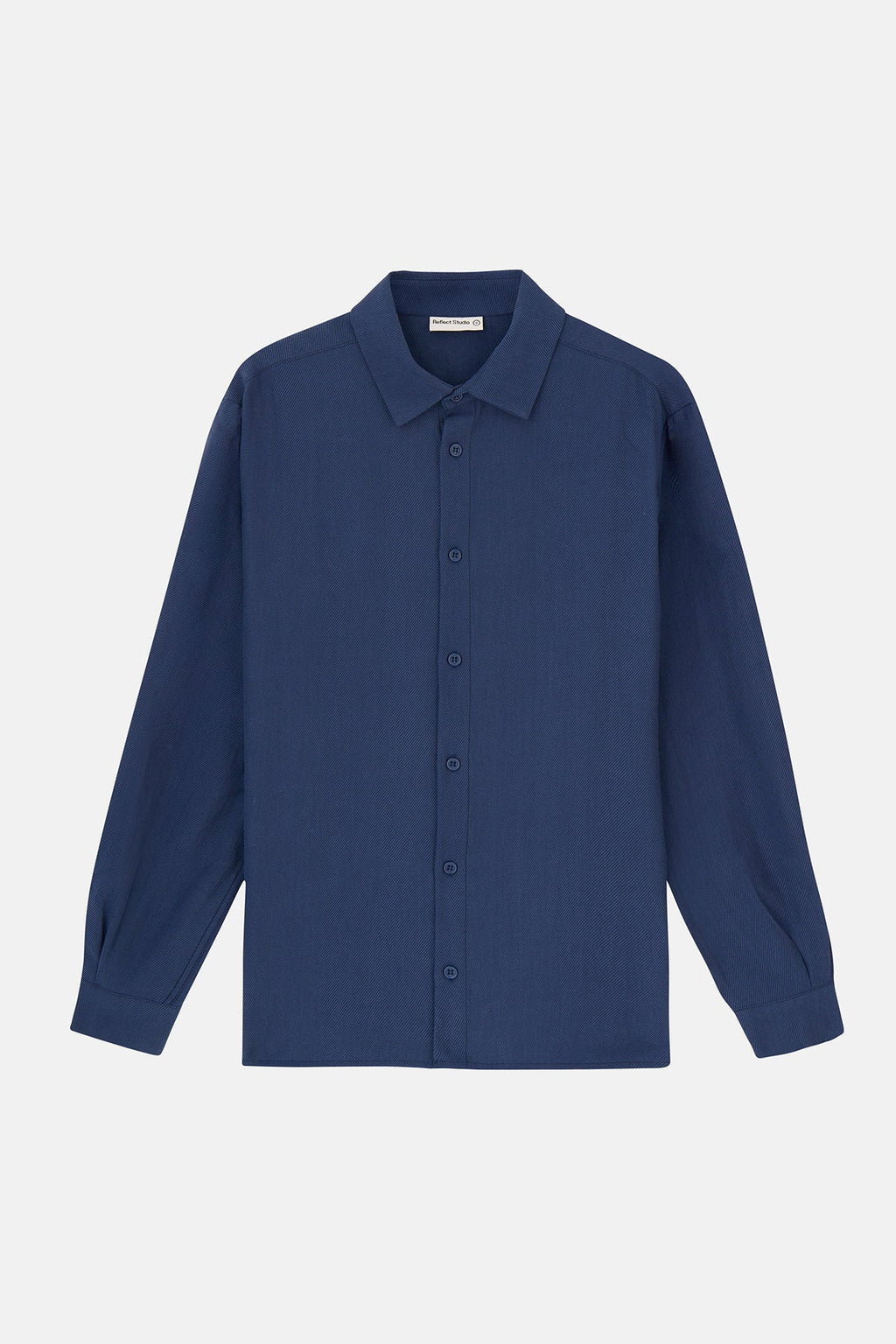 Basic TENCEL™  Uzunkollu Gömlek - Lacivert