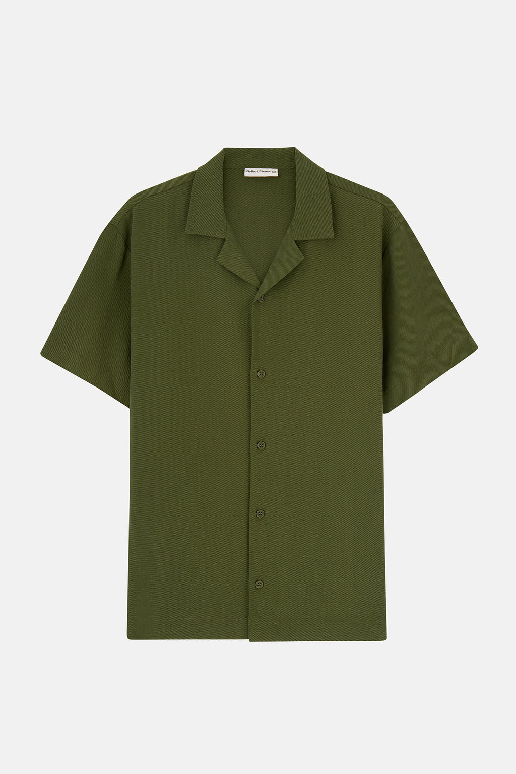 Basic TENCEL™ Kısakollu Gömlek - Haki