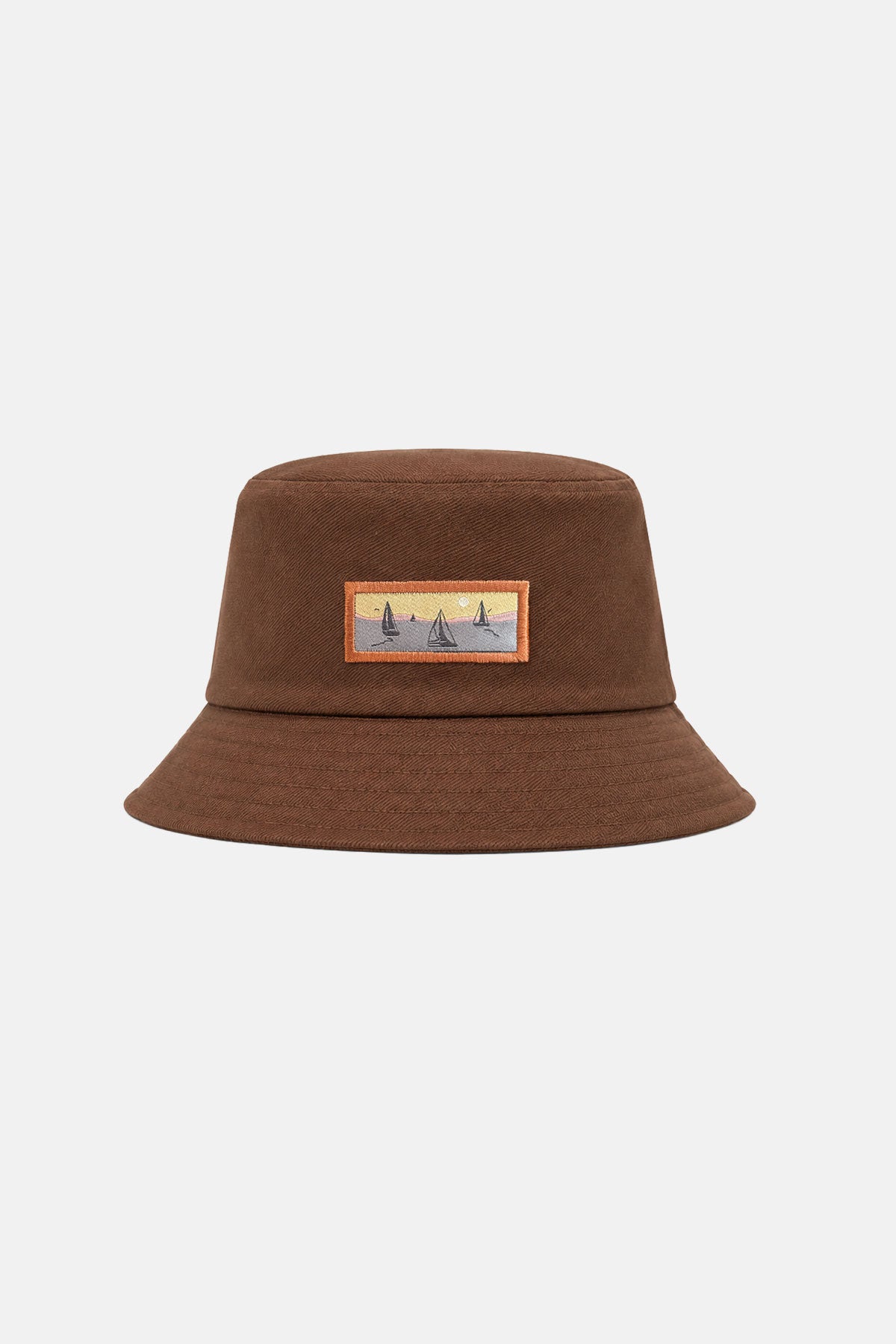Yelkenli Gabardin Bucket Hat - Kakao