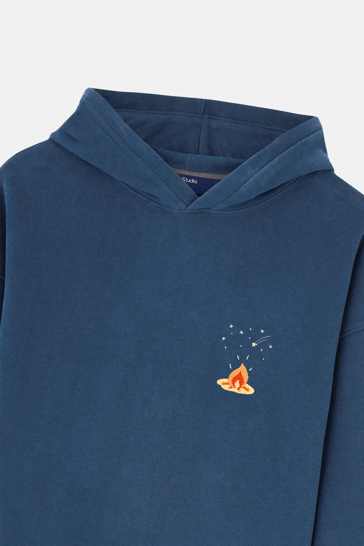 Kamp Ateşi SuperSoft Hoodie - Indigo Mavi
