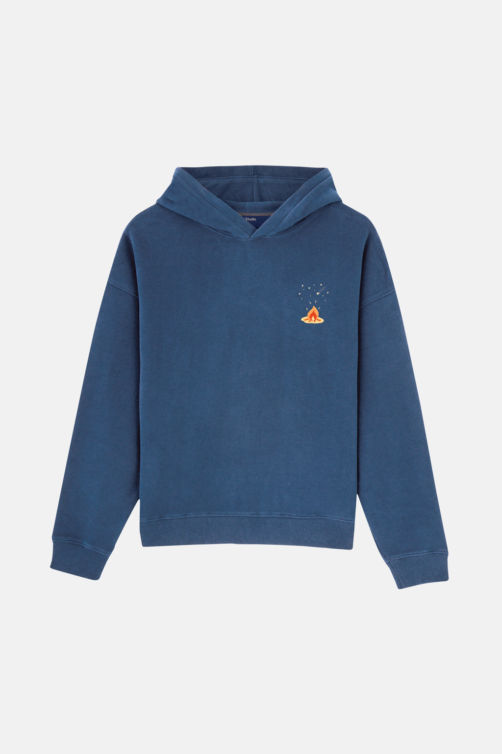 Kamp Ateşi SuperSoft Hoodie - Indigo Mavi