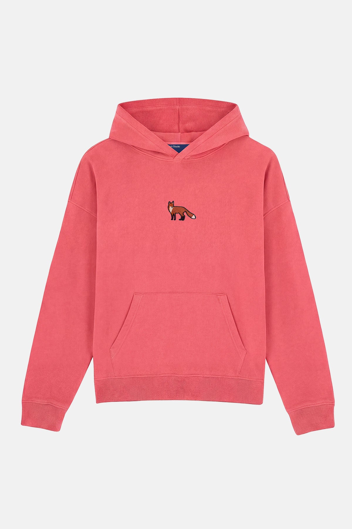 Kızıl Tilki SuperSoft Cepli Hoodie - Pembe