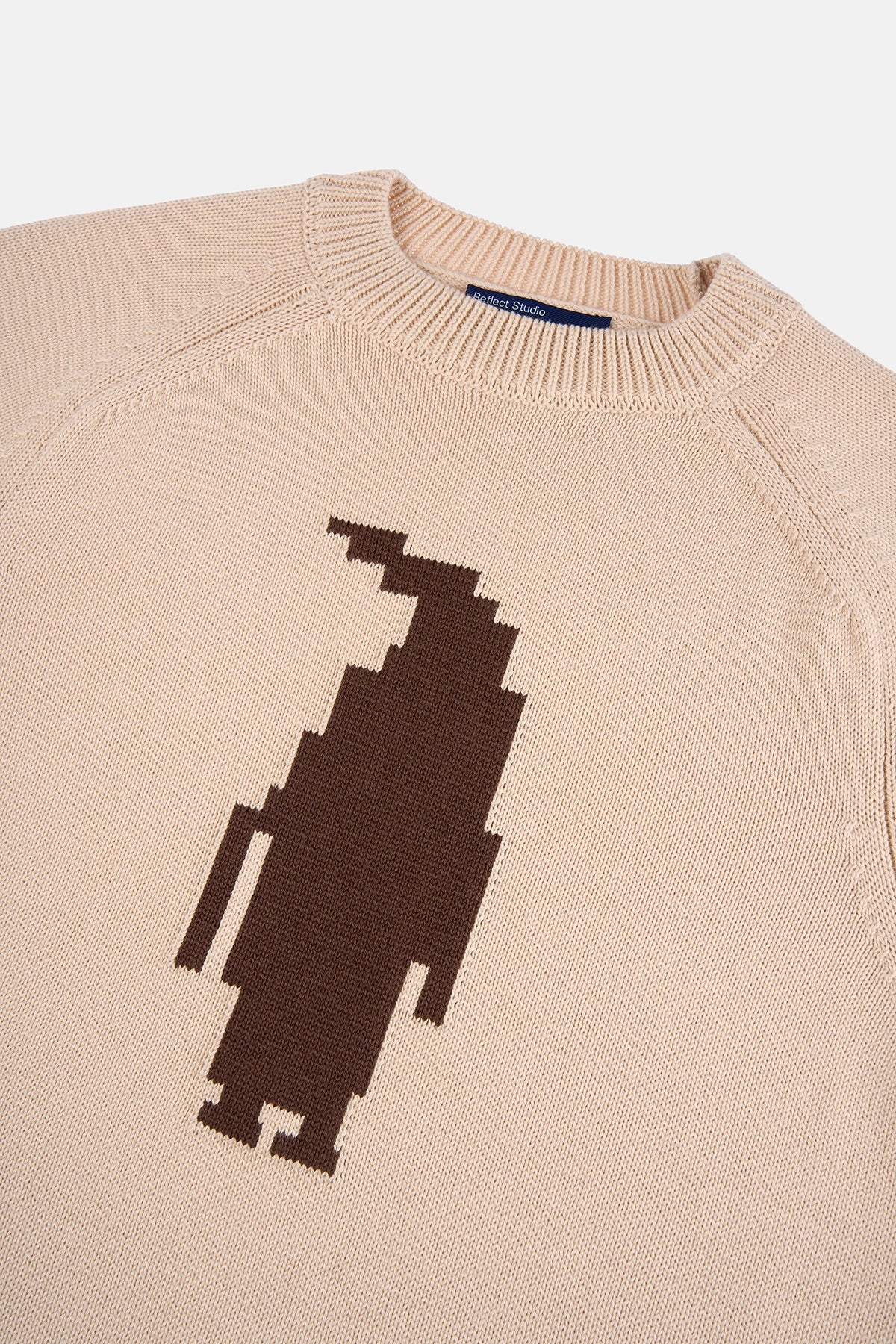 İmparator Penguen Triko Crew Neck Sweater - Bej