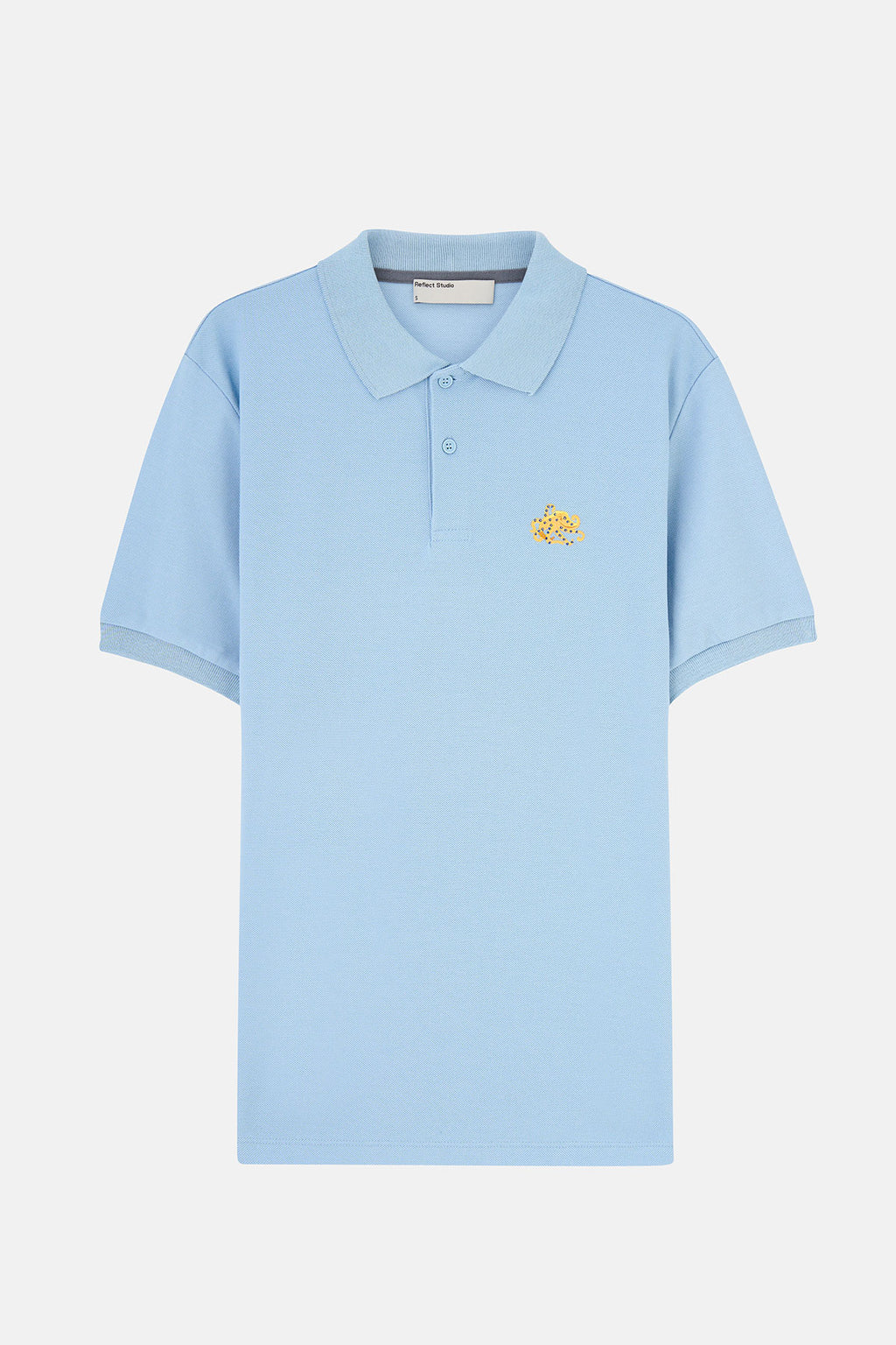 Mavi Halkalı Ahtapot Polo Yaka T-Shirt - Mavi