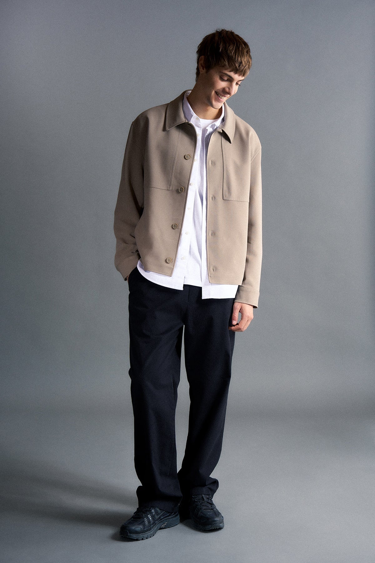 Relaxed Fit Erkek Pantolon - Siyah
