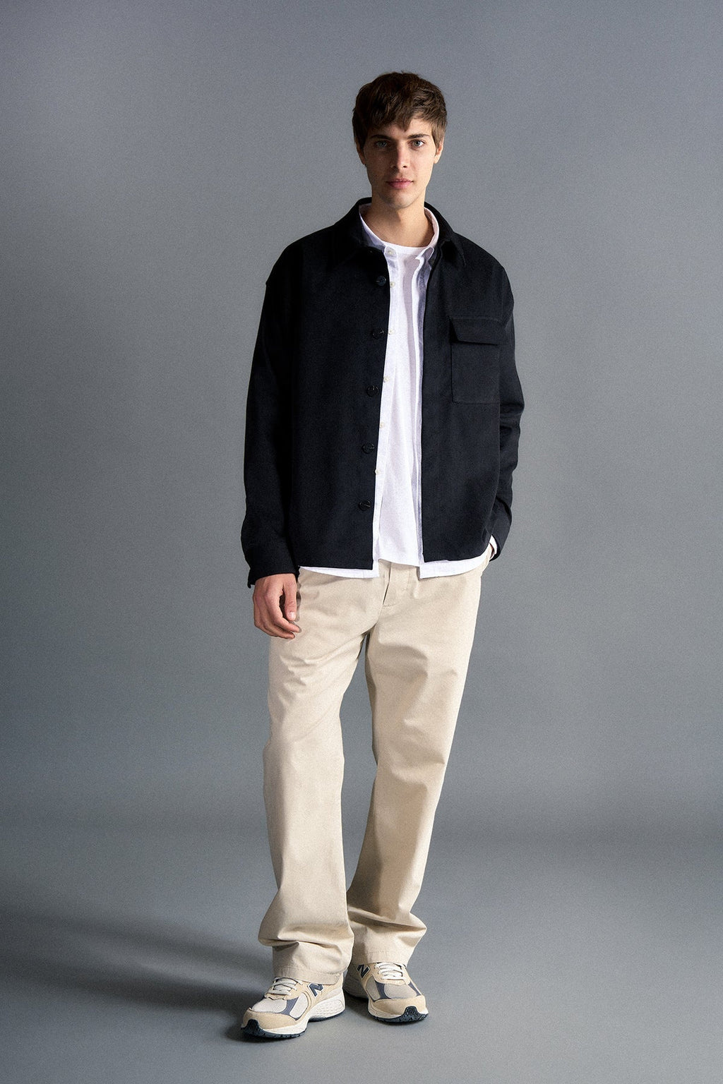 Relaxed Fit Erkek Pantolon - Bej