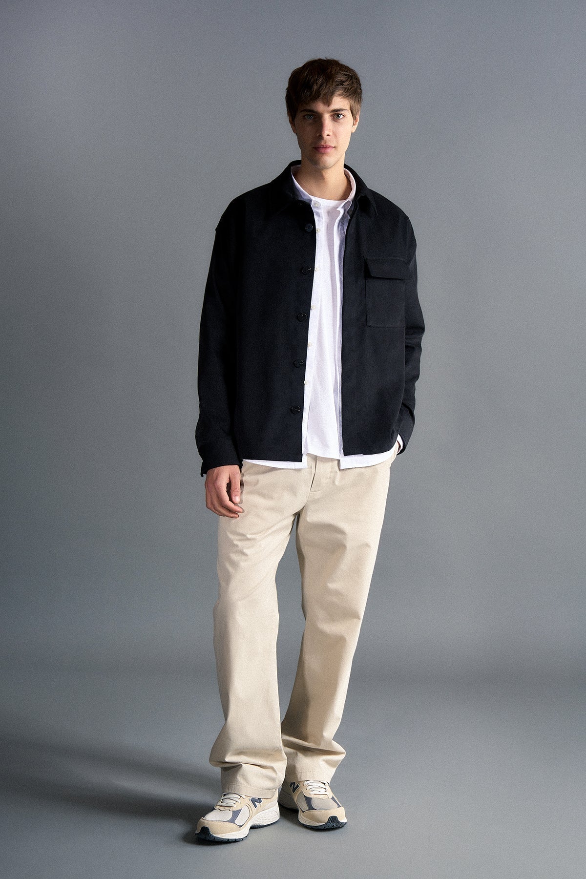 Relaxed Fit Erkek Pantolon - Bej