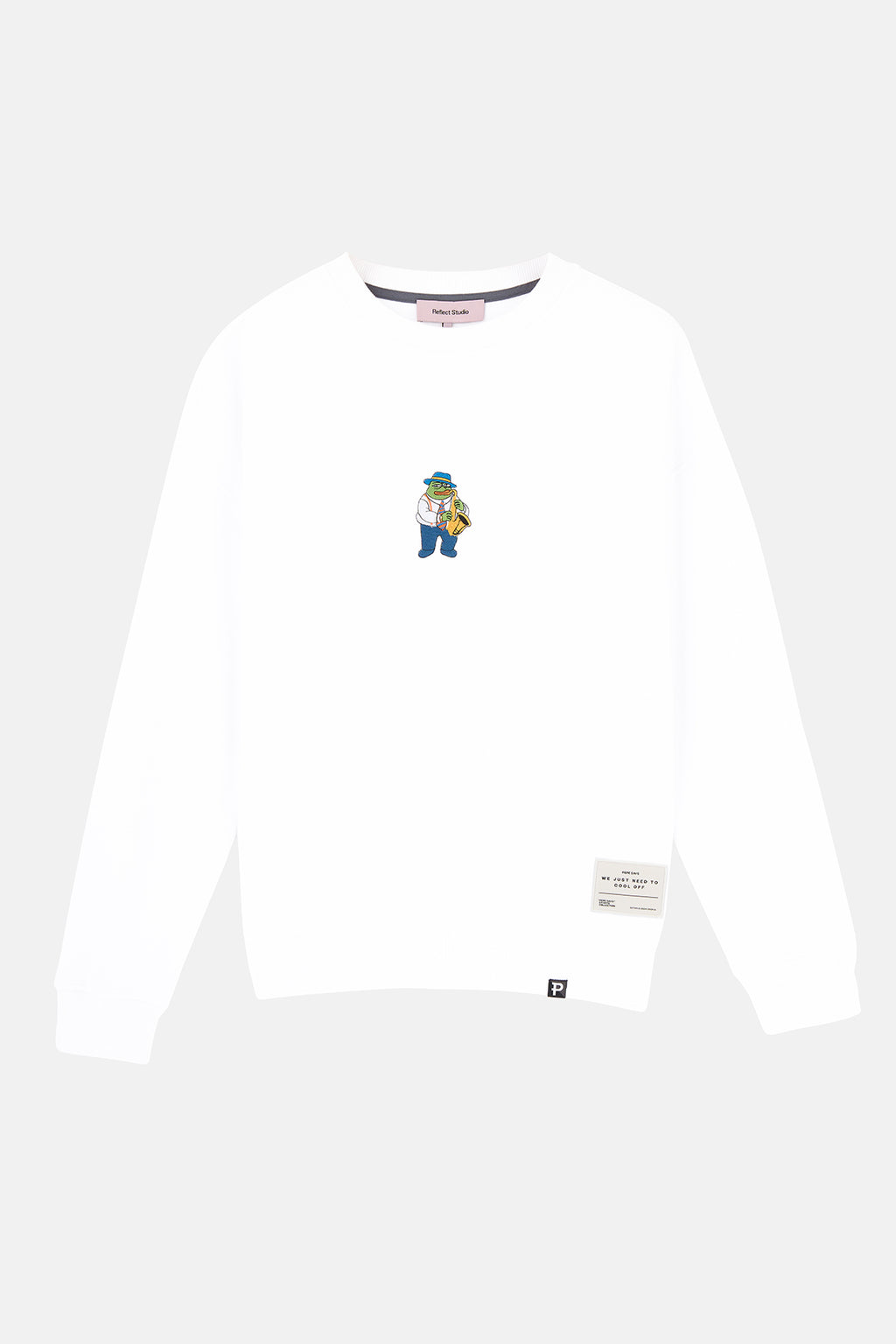 Jazzy Pepe SuperSoft Sweatshirt - Beyaz