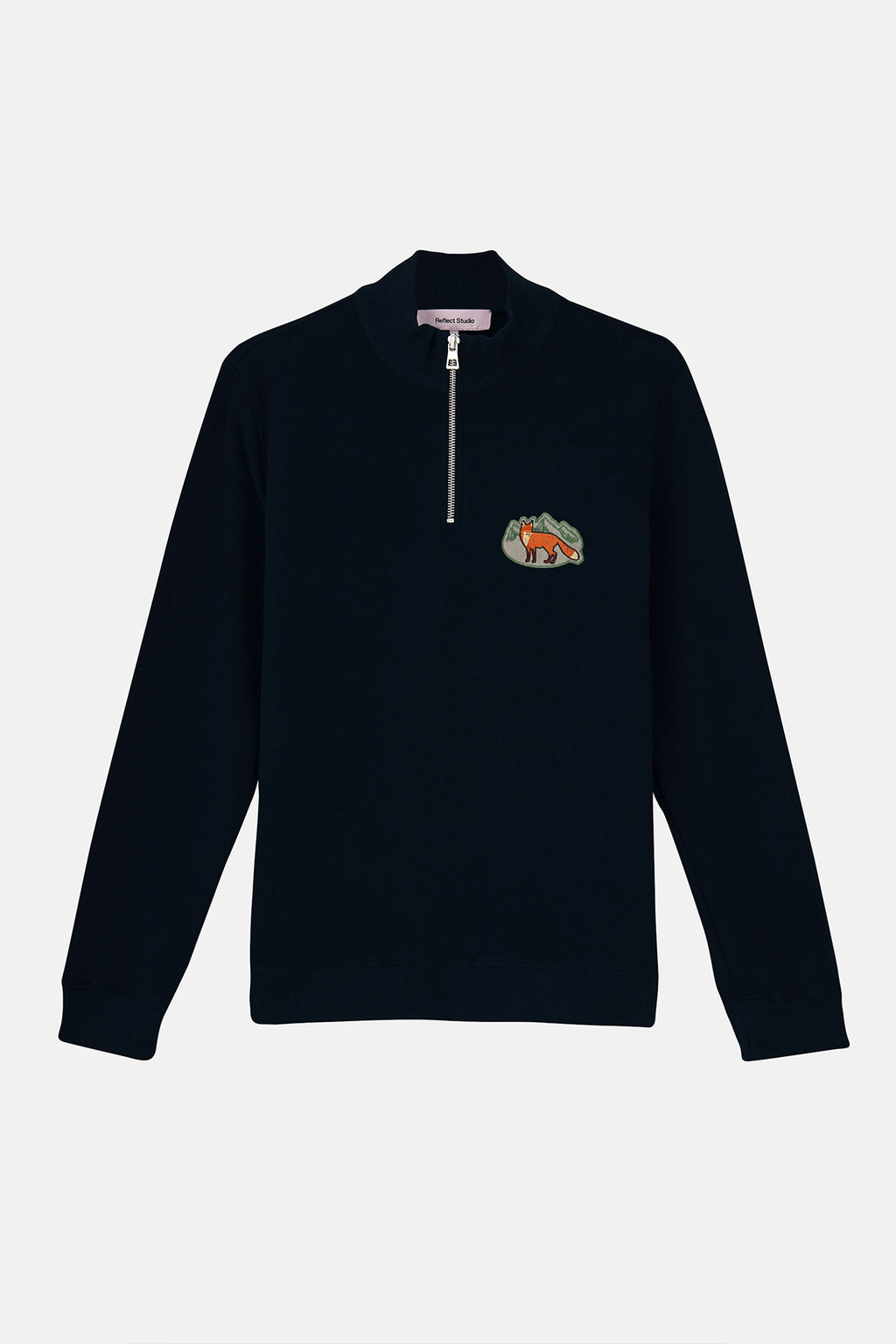 Kızıl Tilki SuperSoft Quarter-Zip Sweatshirt - Lacivert
