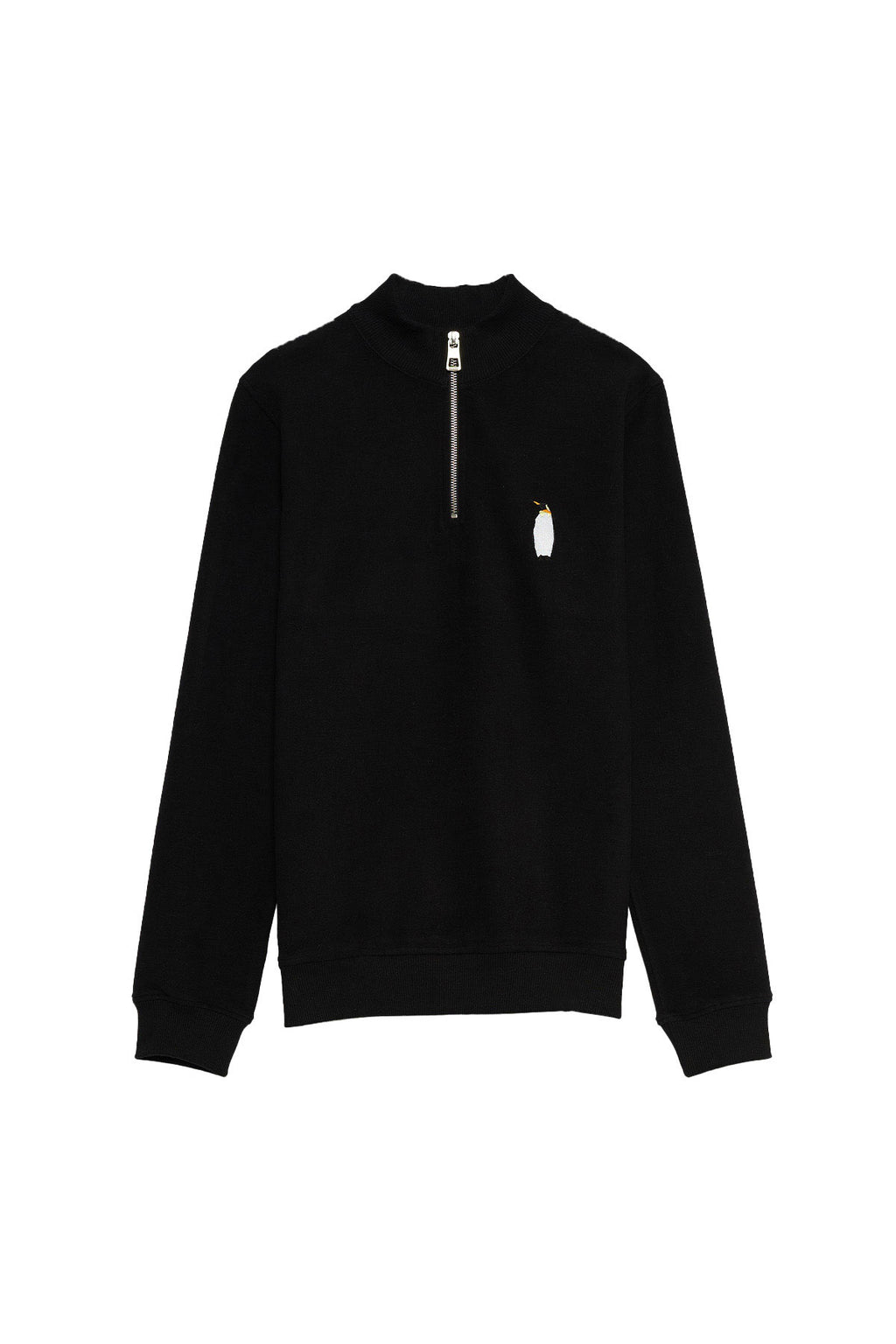 İmparator Penguen SuperSoft Quarter-Zip Sweatshirt - Siyah