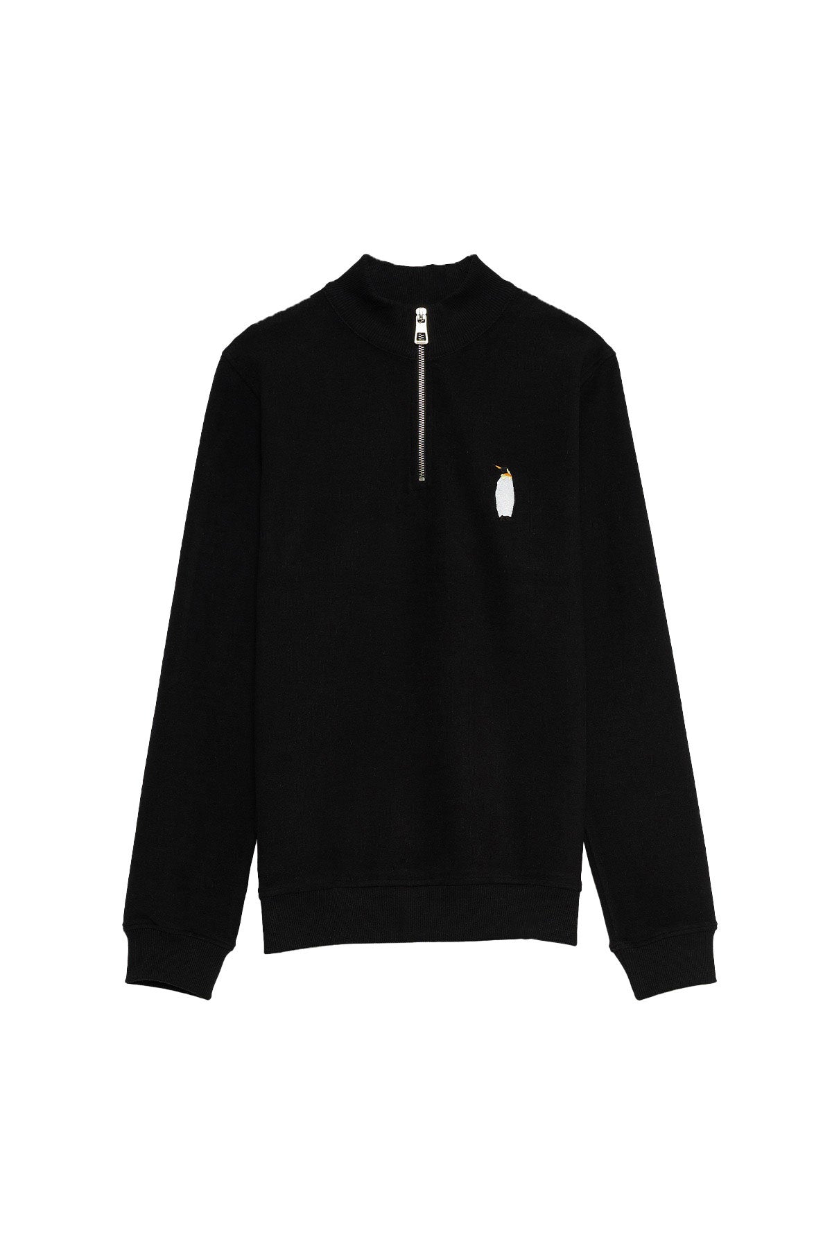 İmparator Penguen SuperSoft Quarter-Zip Sweatshirt - Siyah