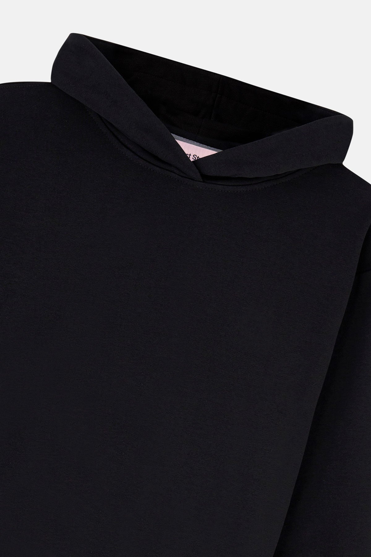 Basic Soft Fleece Hoodie - Siyah