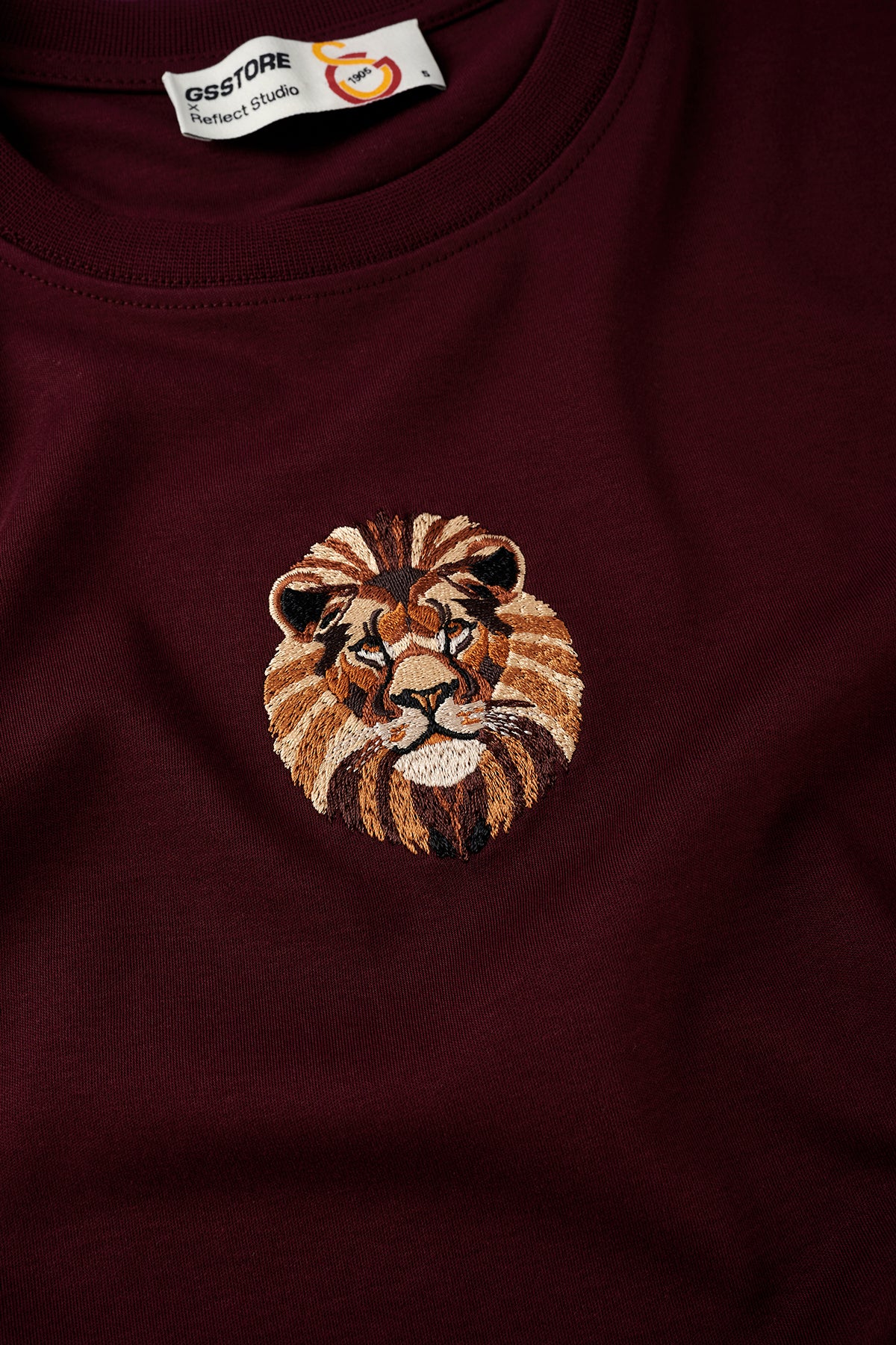 Aslan Premium Çocuk T-shirt - Bordo