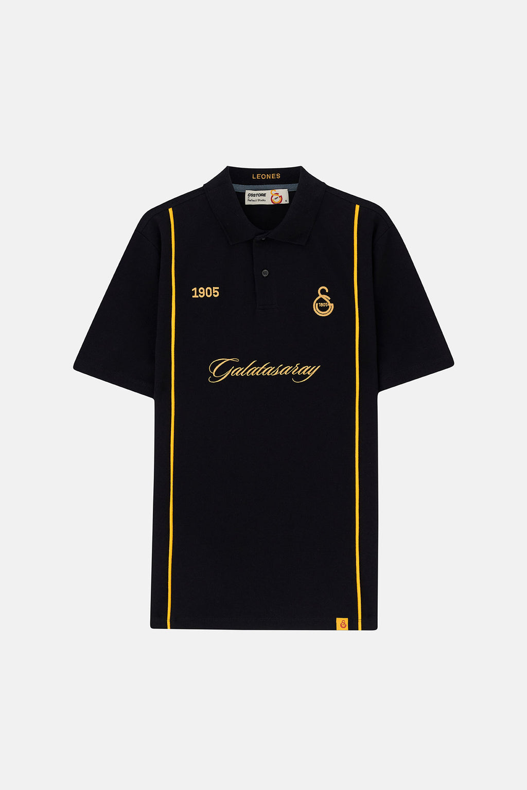 Leones Polo Yaka T-shirt - Siyah