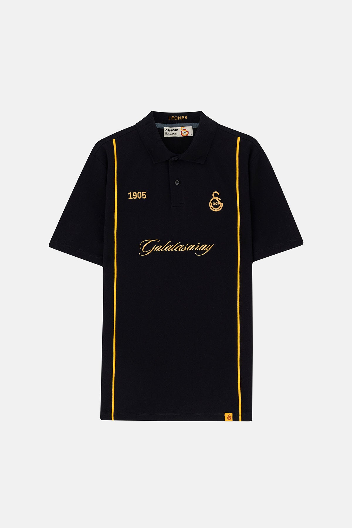 Leones Polo Yaka T-shirt - Siyah