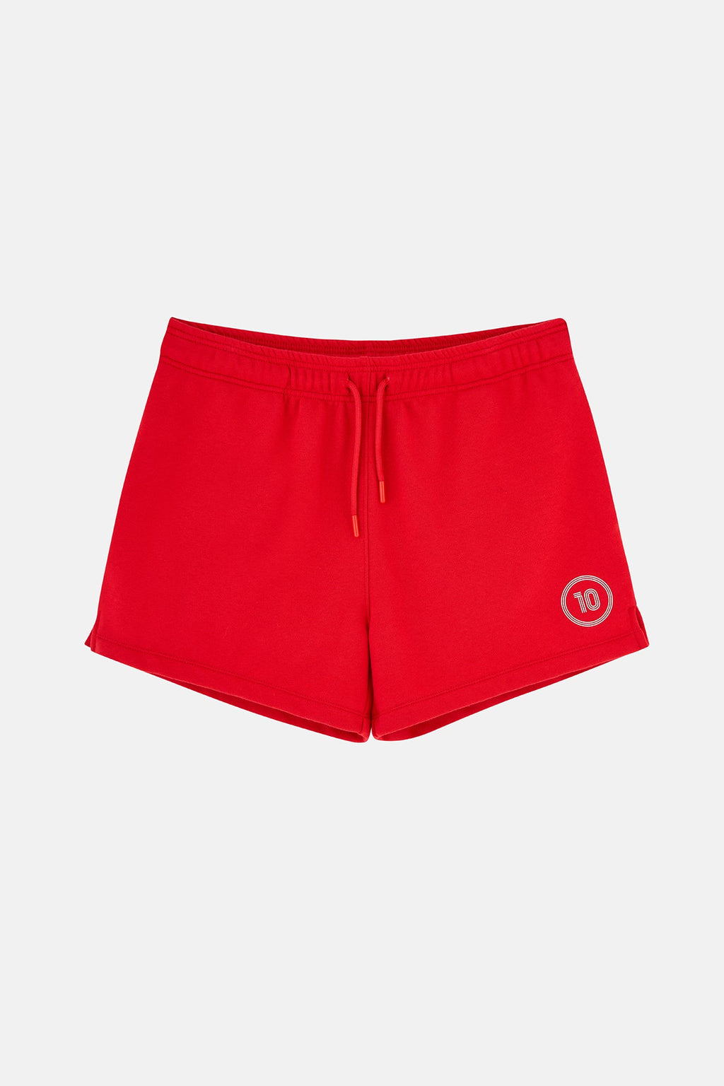 Türkiye 10 Soft Fleece Kadın Şort - Kırmızı
