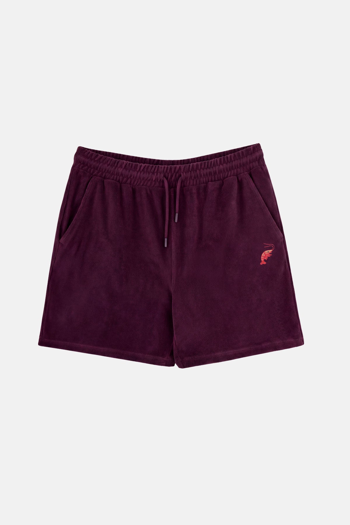 Istakoz Terry Erkek Şort - Bordo