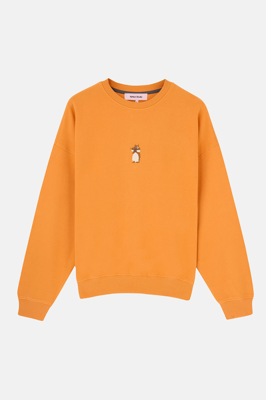 Yavru Sincap Oversize SuperSoft Sweatshirt - Turuncu