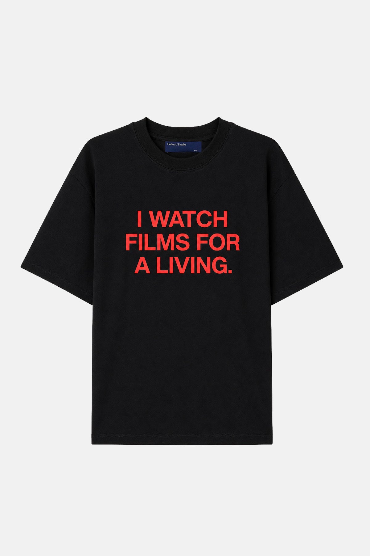 I Watch Films For A Living  Oversize Premium T-shirt - Siyah