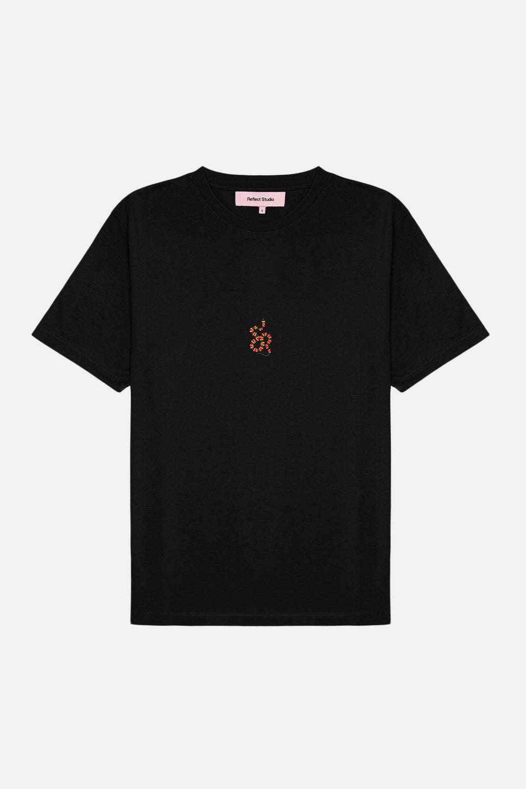 Mercan Yılanı Lightweight T-Shirt - Siyah