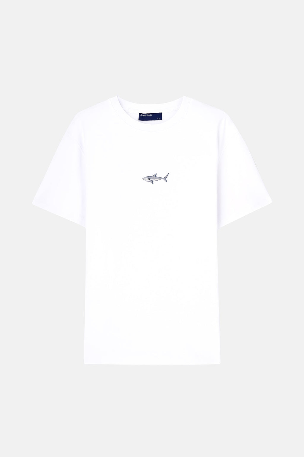 Büyük Beyaz Köpekbalığı Premium T-shirt - Beyaz