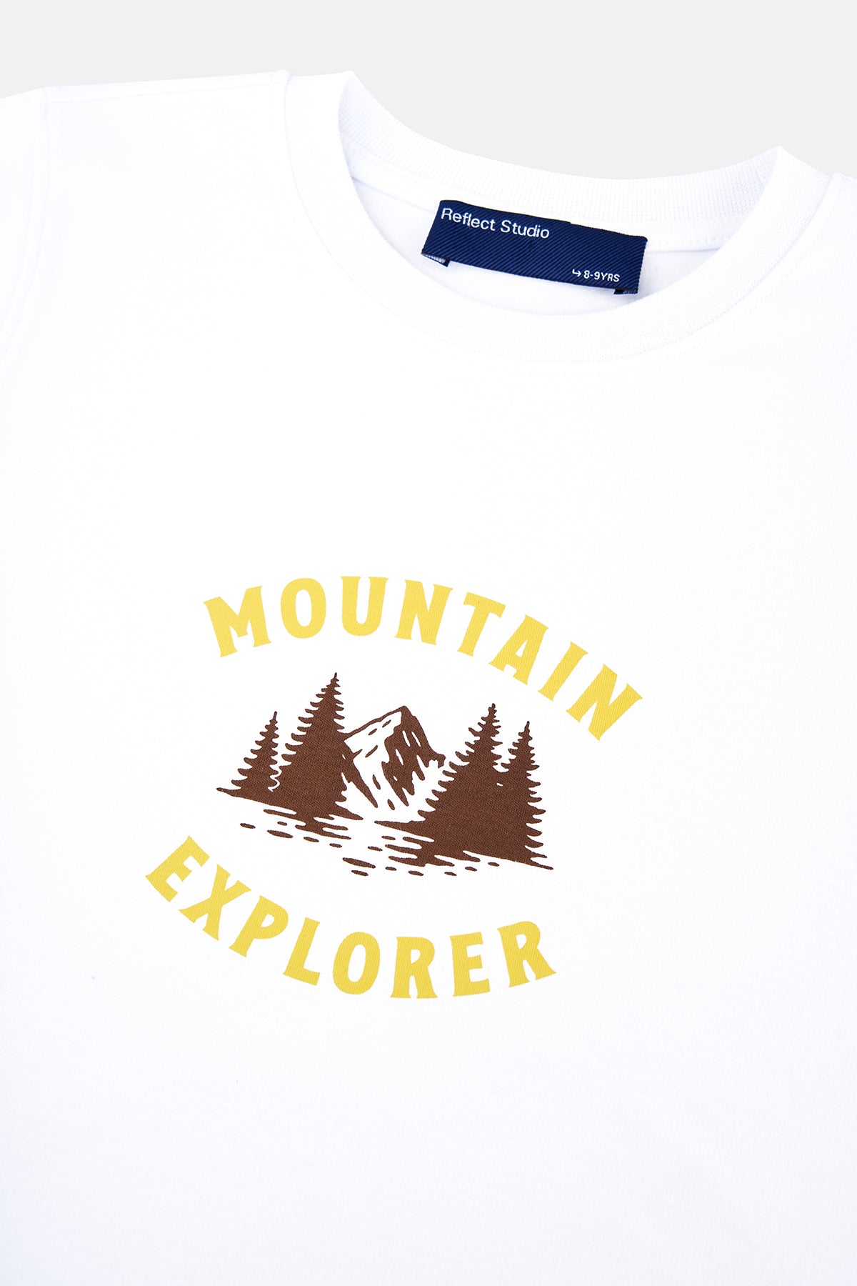 Mountain Explorer Premium Çocuk T-shirt - Beyaz