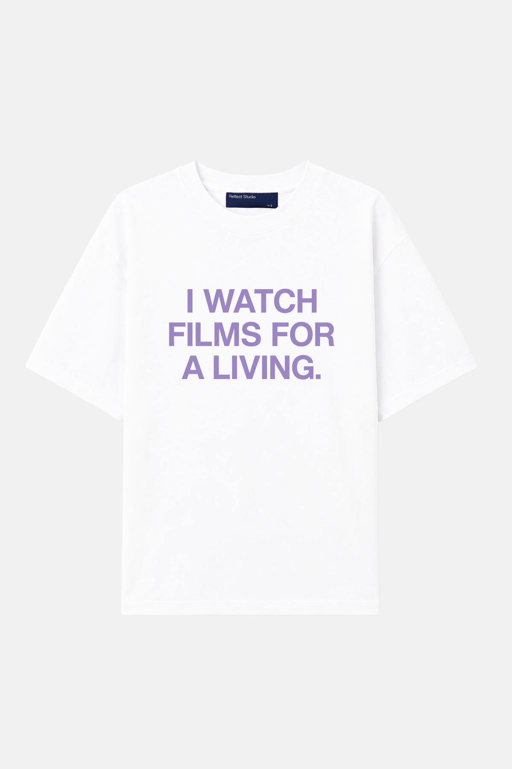 I Watch Films For A Living Premium T-shirt - Beyaz
