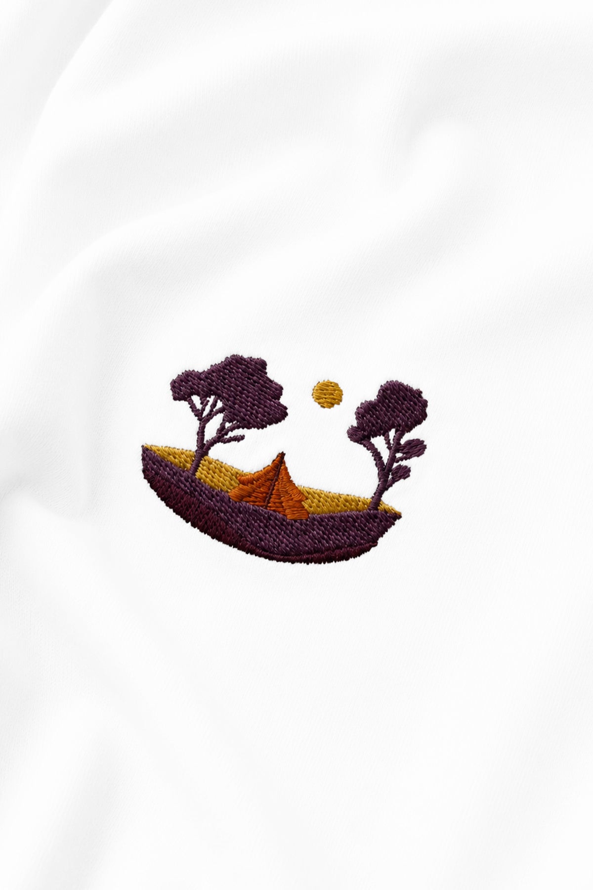Meşe Ağaçları Premium T-shirt - Beyaz