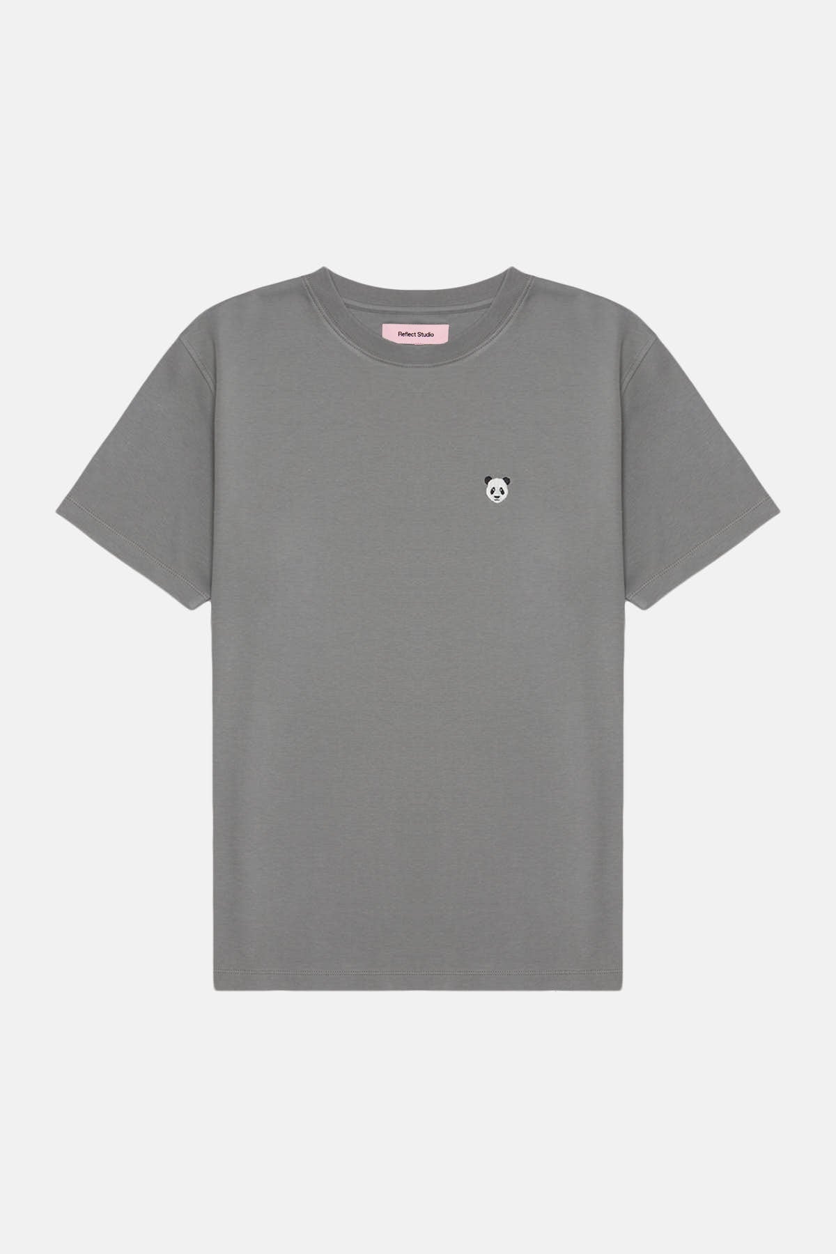 Panda Premium T-Shirt - Gri